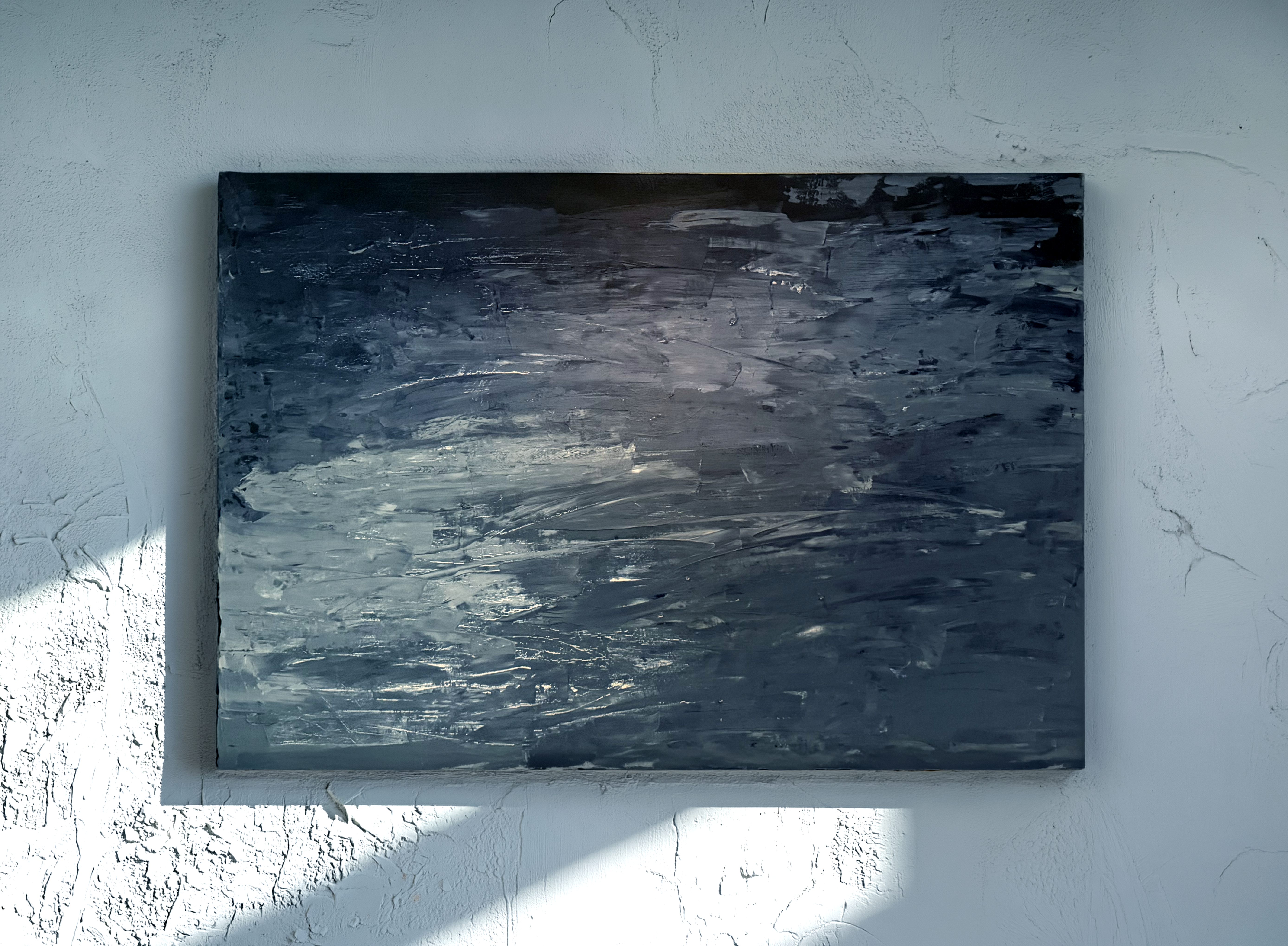Seasons of Blue painting
