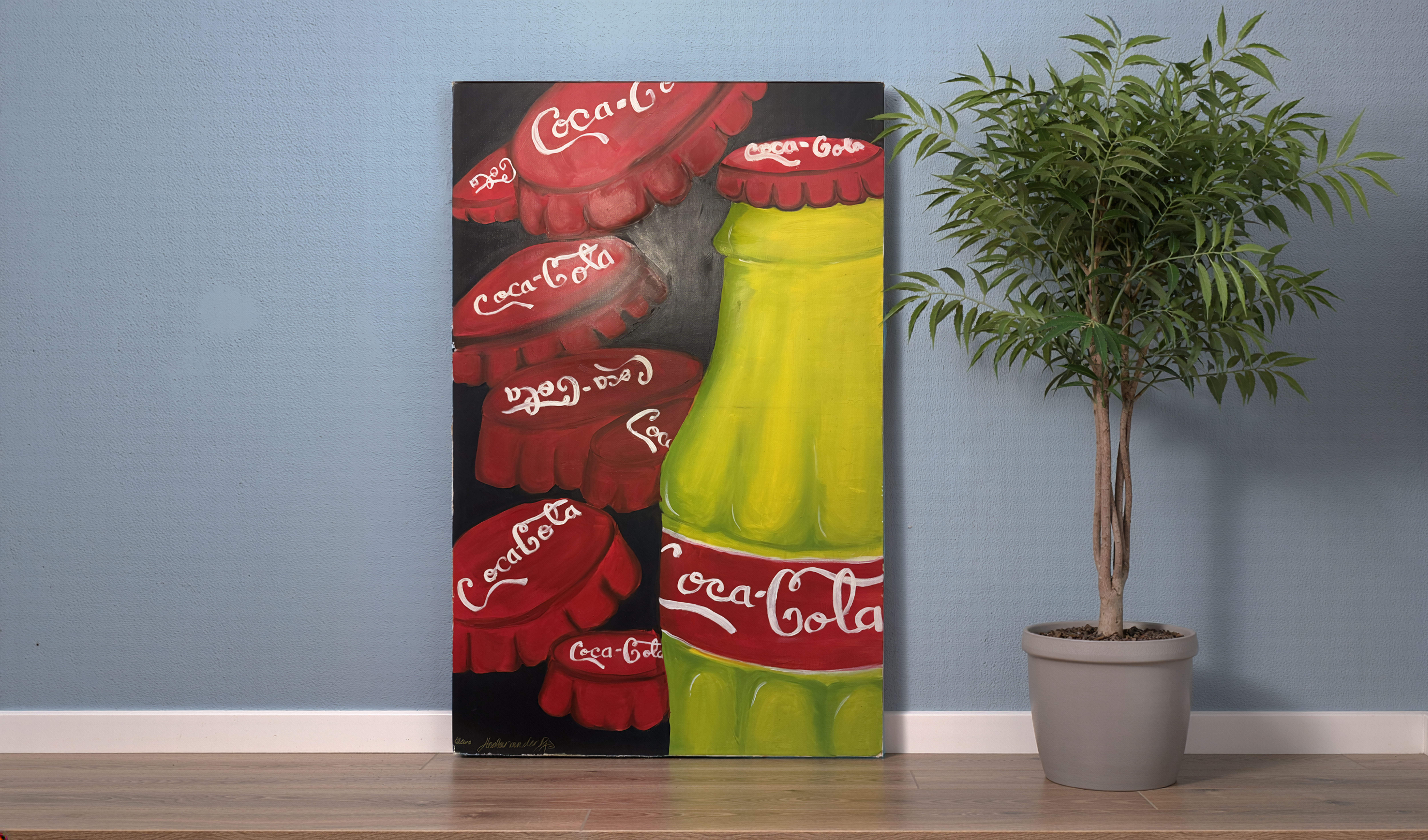 Cola painting