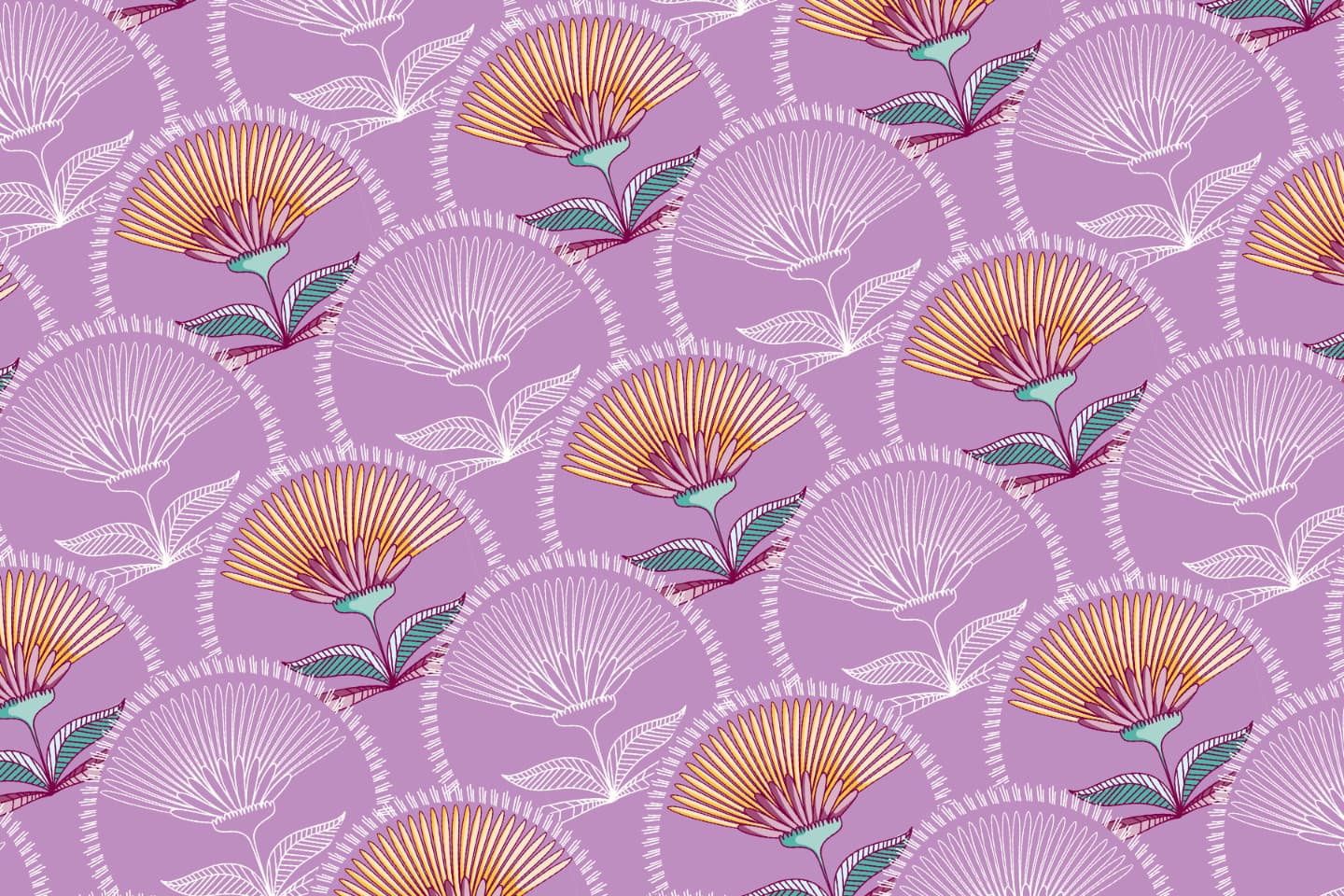 Digitally Illustrated Repeating Pattern | 2019